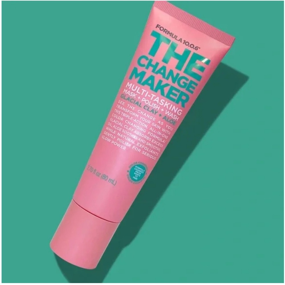 Formula 10.0.6 The Change Maker Mask Polish Wash Glacial Clay Aloe NWT